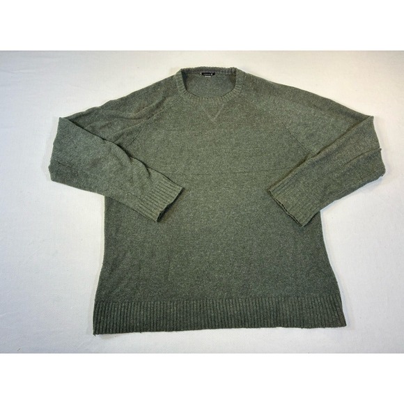 Smartwool Other - Smartwool Merino Wool Blend Knit Sweater L Olive Green Pullover‎ Mens Heathered
